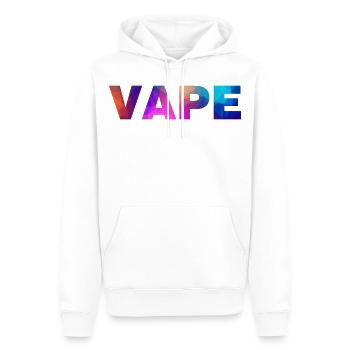 Vape - Männer Premium Bio Hoodie - Weiß - Vorne - Nico (187cm)