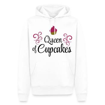Petits gâteaux - Sweat à capuche Premium bio Homme - blanc - Devant - Nico (187cm)
