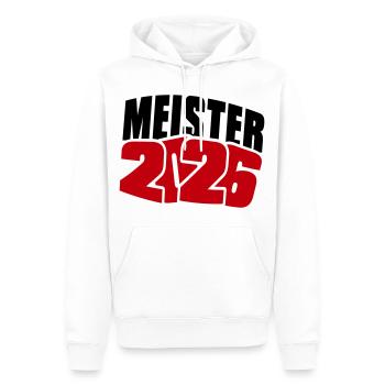 Meister 2026 Meisterschaft - Männer Premium Bio Hoodie - Weiß - Vorne - Nico (187cm)