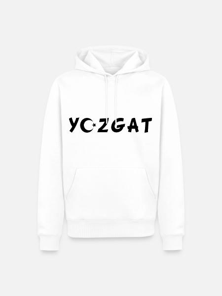 Yozgat Turkey Flag - Men’s Premium Organic Hoodie - white