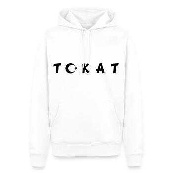 Tokat Drapeau de la Turquie - Sweat à capuche Premium bio Homme - blanc - Devant - Nico (187cm)