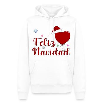 Feliz Navidad Weihnachtsfeier Spanien - Männer Premium Bio Hoodie - Weiß - Vorne - Nico (187cm)