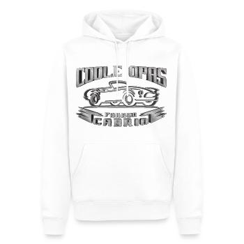 Coole Opas Cabrio - Männer Premium Bio Hoodie - Weiß - Vorne - Nico (187cm)