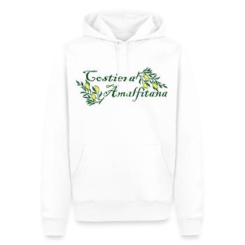 Amalfi, Positano, Sorrento, Neapel - Männer Premium Bio Hoodie - Weiß - Vorne - Nico (187cm)