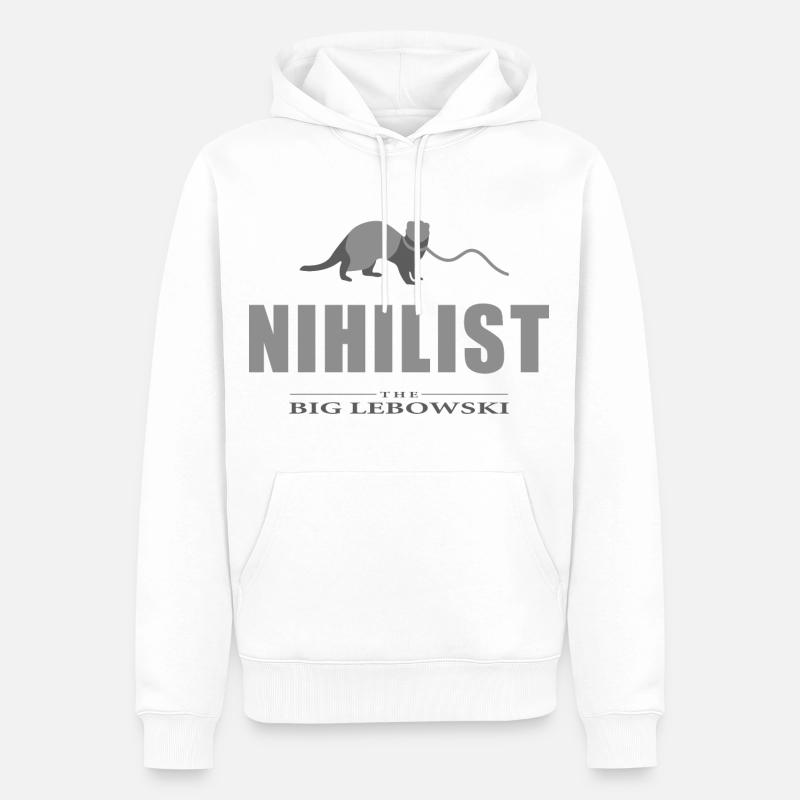 The Big Lebowski - Der Nihilist - Männer Premium Bio Hoodie - Weiß