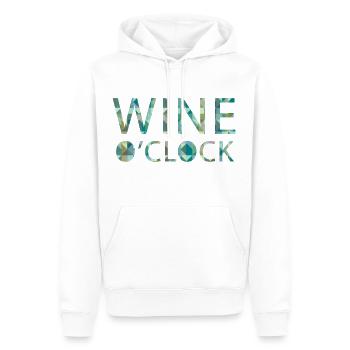 Wine Vintage - Men’s Premium Organic Hoodie - white - Front - Nico (187cm)