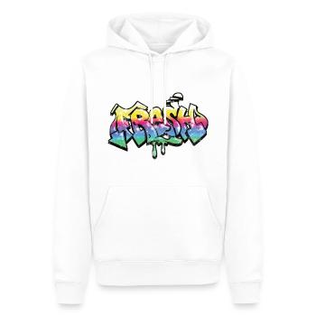 Fresh - Männer Premium Bio Hoodie - Weiß - Vorne - Nico (187cm)