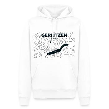 Topo Gerlitzen Paragliding - Men’s Premium Organic Hoodie - white - Front - Nico (187cm)