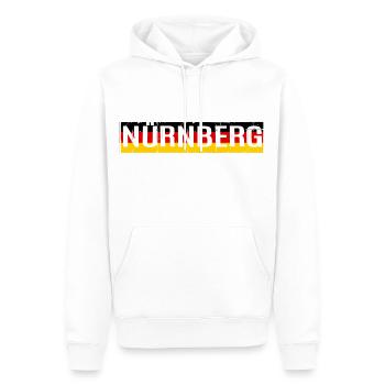 NUREMBERG NUREMBERG GERMANY FLAG FLAG - Men’s Premium Organic Hoodie - white - Front - Nico (187cm)