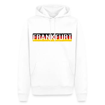 FRANCFORT ALLEMAGNE ALLEMAGNE MAINMETROPOLE HESSE - Sweat à capuche Premium bio Homme - blanc - Devant - Nico (187cm)