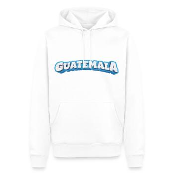 STYLE GUATÉMALTÈQUE - Sweat à capuche Premium bio Homme - blanc - Devant - Nico (187cm)
