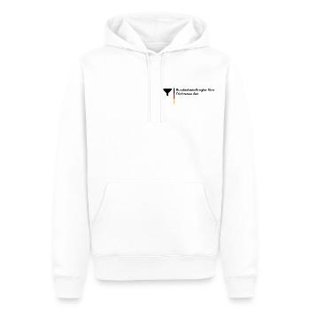 Bundesbeauftragter fürs Trichtersaufen - Männer Premium Bio Hoodie - Weiß - Vorne - Nico (187cm)