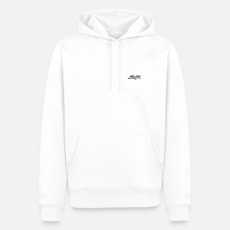 Luck T-Shirt/Pullover etc. - Männer Premium Bio Hoodie - Weiß