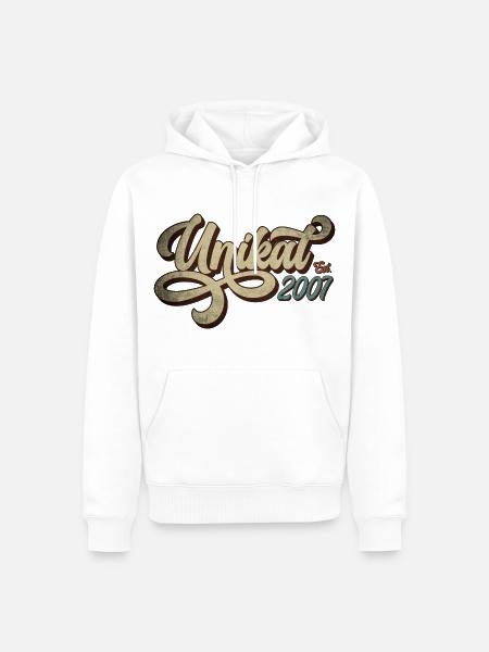 Unikat Est. 2007 - Geburtstag Geschenk - Männer Premium Bio Hoodie - Weiß