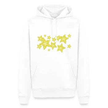The scent of the star fruit - Men’s Premium Organic Hoodie - white - Front - Nico (187cm)