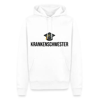 Krankenschwester Ausbildung Geschenkidee - Männer Premium Bio Hoodie - Weiß - Vorne - Nico (187cm)