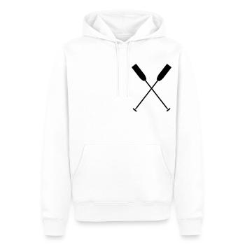 Traversée de pagaie dragon bateau canot 1C. - Sweat à capuche Premium bio Homme - blanc - Devant - Nico (187cm)