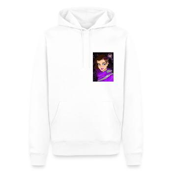 Sombra von Overwatch - Männer Premium Bio Hoodie - Weiß - Vorne - Nico (187cm)