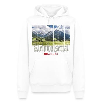 Kleinwalsertal Allgäu in Österreich Souvenir - Männer Premium Bio Hoodie - Weiß - Vorne - Nico (187cm)