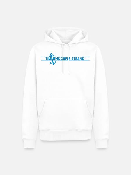 Timmendorfer Strand - Männer Premium Bio Hoodie - Weiß
