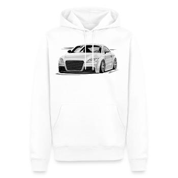 TT low deep, tuning - Männer Premium Bio Hoodie - Weiß - Vorne - Nico (187cm)