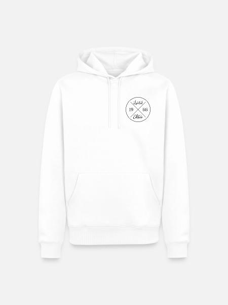 Limited edition 1966 - 60. Geburtstag Geschenk - Männer Premium Bio Hoodie - Weiß