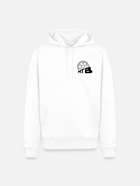 Disque de frein VTT - Sweat à capuche Premium bio Homme - blanc