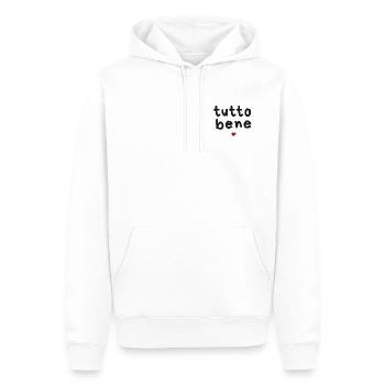 Tutto Bene  - Männer Premium Bio Hoodie - Weiß - Vorne - Nico (187cm)
