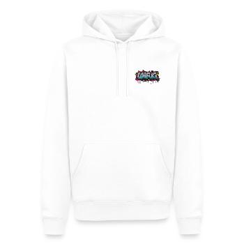 espièglerie - Sweat à capuche Premium bio Homme - blanc - Devant - Nico (187cm)
