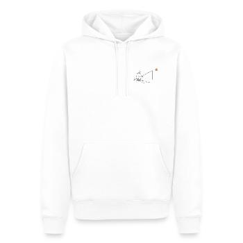 Angeln am See - Männer Premium Bio Hoodie - Weiß - Vorne - Nico (187cm)