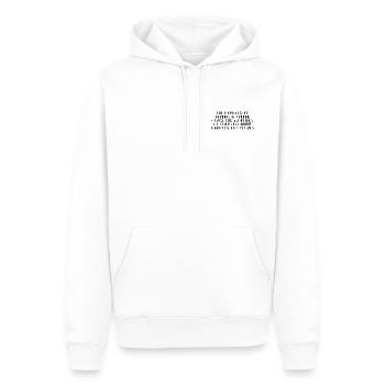 Harmony of colours - Männer Premium Bio Hoodie - Weiß - Vorne - Nico (187cm)