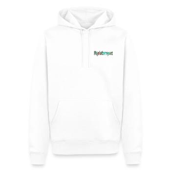 Physiothérapie Physiothérapeute - Sweat à capuche Premium bio Homme - blanc - Devant - Nico (187cm)