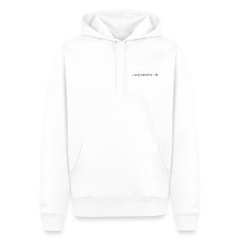 Lustiger Laufclub-Witz - Männer Premium Bio Hoodie - Weiß - Vorne - Nico (187cm)