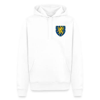 Coat of arms of Orxois - Men’s Premium Organic Hoodie - white - Front - Nico (187cm)