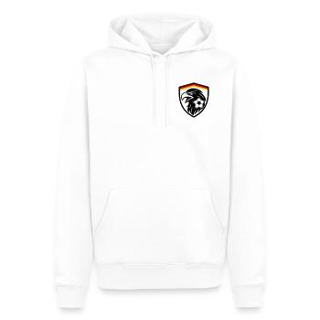 Deutschland Fußball Adler - Männer Premium Bio Hoodie - Weiß - Vorne - Nico (187cm)