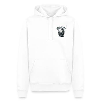 Cool You Up, Pingouin - Sweat à capuche Premium bio Homme - blanc - Devant - Nico (187cm)