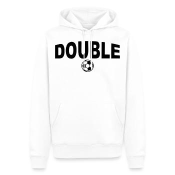 15 Double Bayern Fussball 2c Fußball - Männer Premium Bio Hoodie - Weiß - Vorne - Nico (187cm)