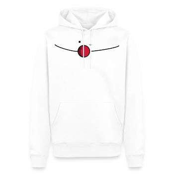clown - Men’s Premium Organic Hoodie - white - Front - Nico (187cm)