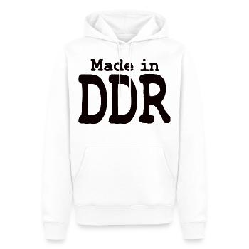 ddr allemagne orientale est ossi moped saxe - Sweat à capuche Premium bio Homme - blanc - Devant - Nico (187cm)