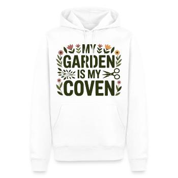 Certified Clinical Botanical Specialist Apparel  - Men’s Premium Organic Hoodie - white - Front - Nico (187cm)