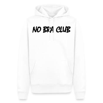No bra Clubs - Männer Premium Bio Hoodie - Weiß - Vorne - Nico (187cm)