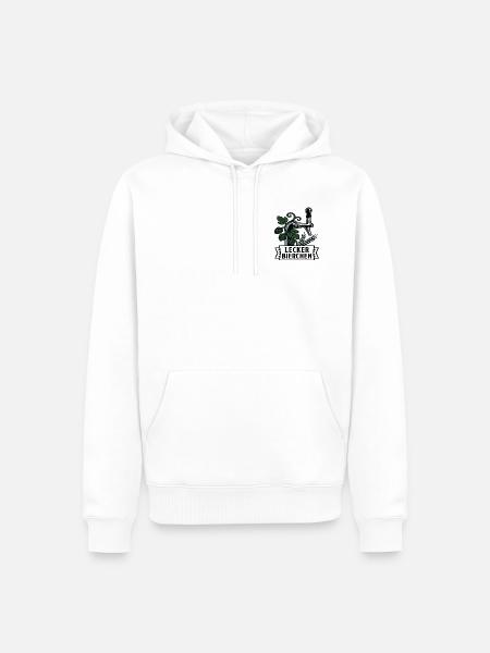 Lecker Bierchen Tap Art - Männer Premium Bio Hoodie - Weiß