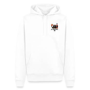 Es Eskaliert Eh Waschbär Spritz Party Geschenkidee - Männer Premium Bio Hoodie - Weiß - Vorne - Nico (187cm)