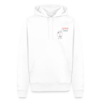 Summer Time - Männer Premium Bio Hoodie - Weiß - Vorne - Nico (187cm)