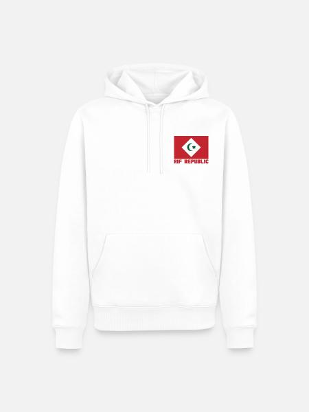 Rif Republic - Men’s Premium Organic Hoodie - white