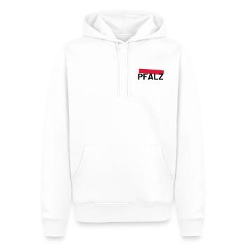 Pfalz Balken - Männer Premium Bio Hoodie - Weiß - Vorne - Nico (187cm)