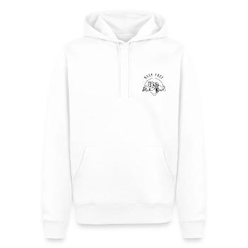Skate - keep free - Men’s Premium Organic Hoodie - white - Front - Nico (187cm)