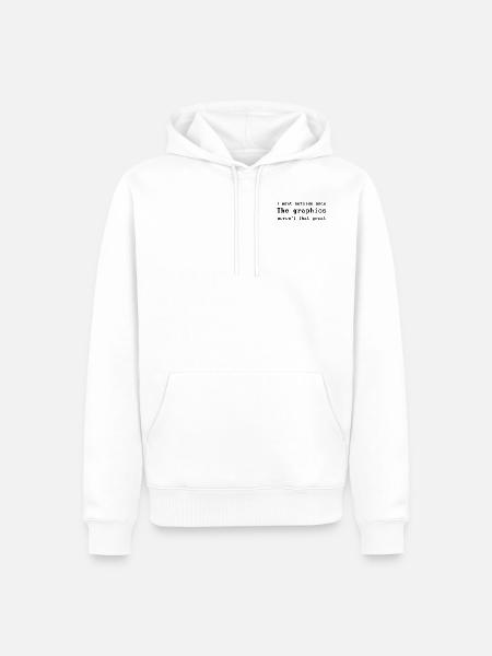 Spiele Gamer Geschenk Nerd Computerfreak - Männer Premium Bio Hoodie - Weiß