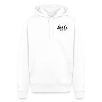 Books as a defense retreat gift introvert - Men’s Premium Organic Hoodie - white - Front - Nico (187cm)