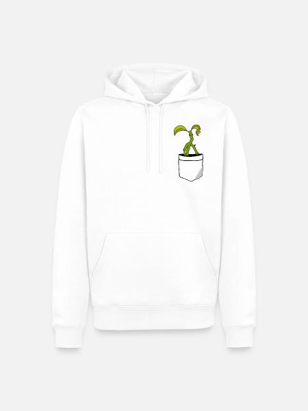 Bowtruckle Pickett - Männer Premium Bio Hoodie - Weiß